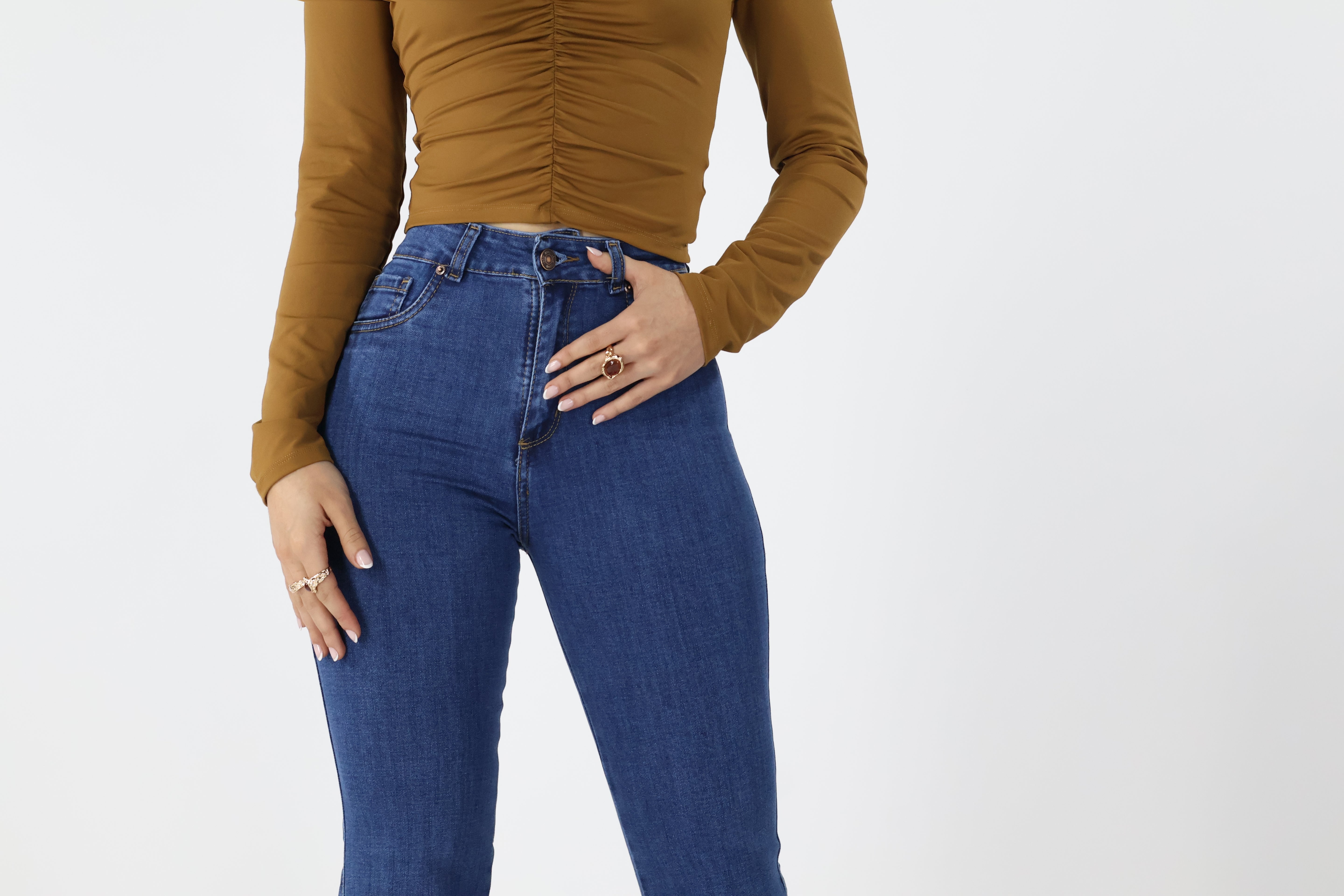 JEANS BOTA RECTA AZUL CLÁSICO · REF 2190 MEDIO
