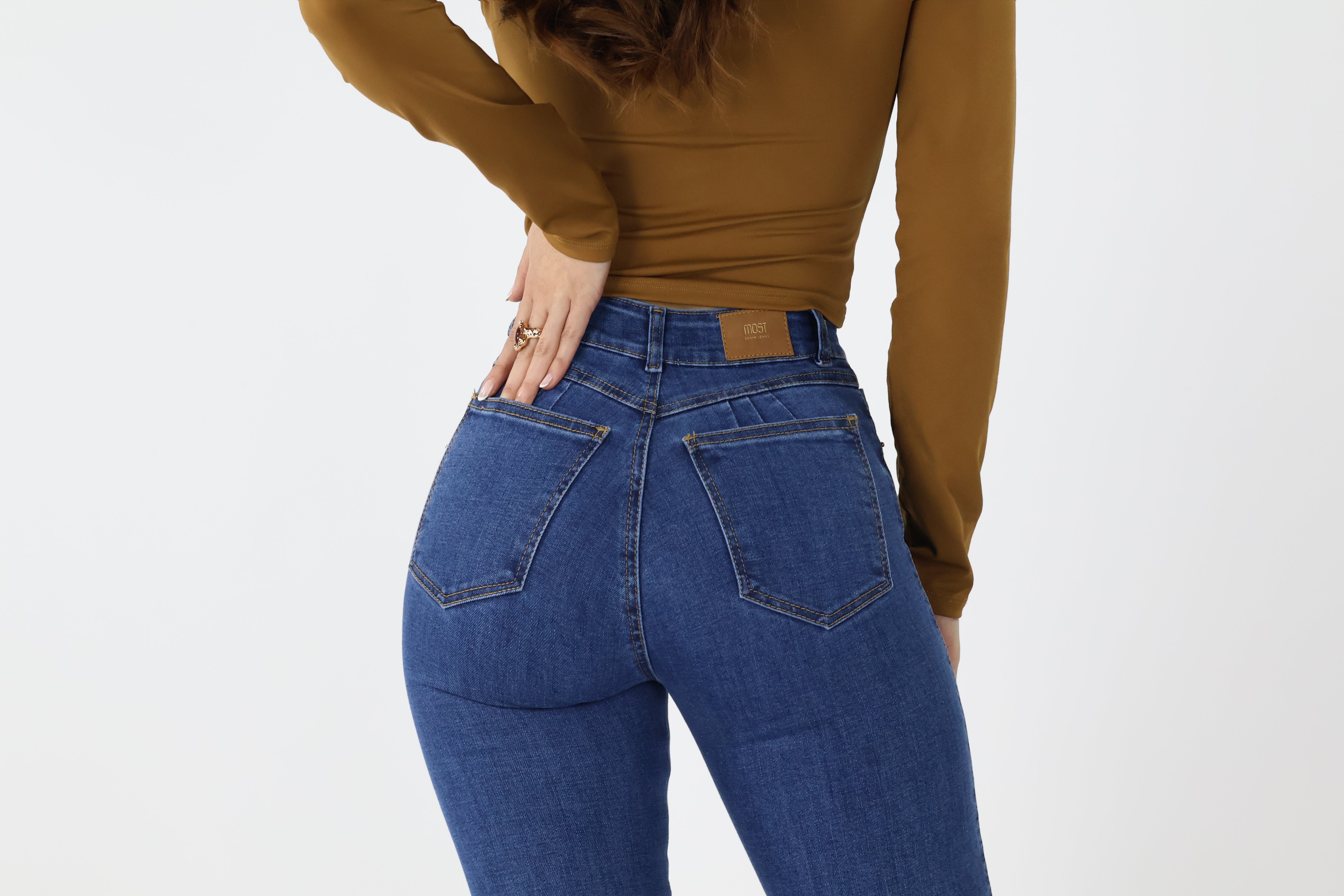 JEANS BOTA RECTA AZUL CLÁSICO · REF 2190 MEDIO