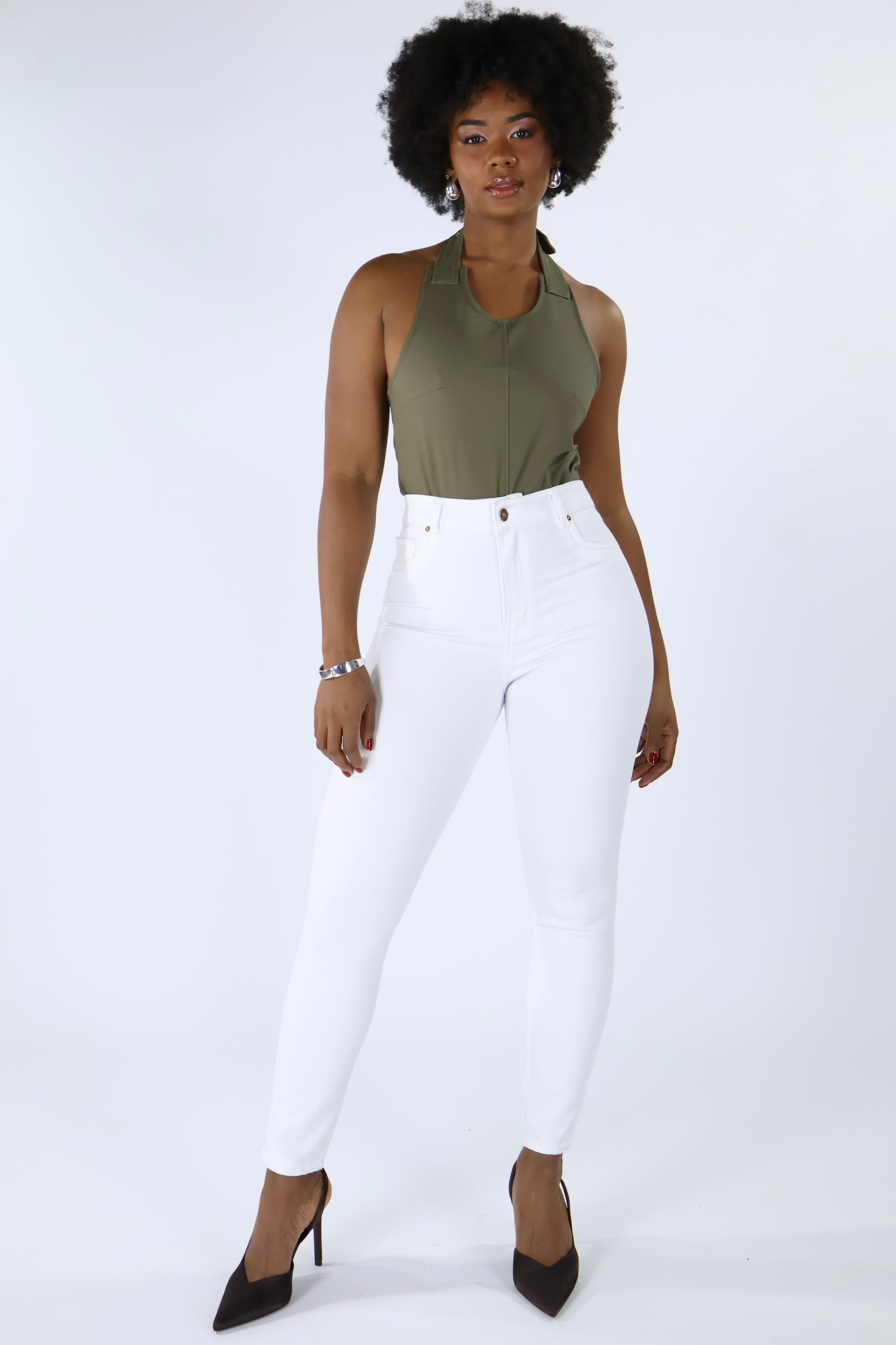 SKINNY JEANS BLANCO PURO