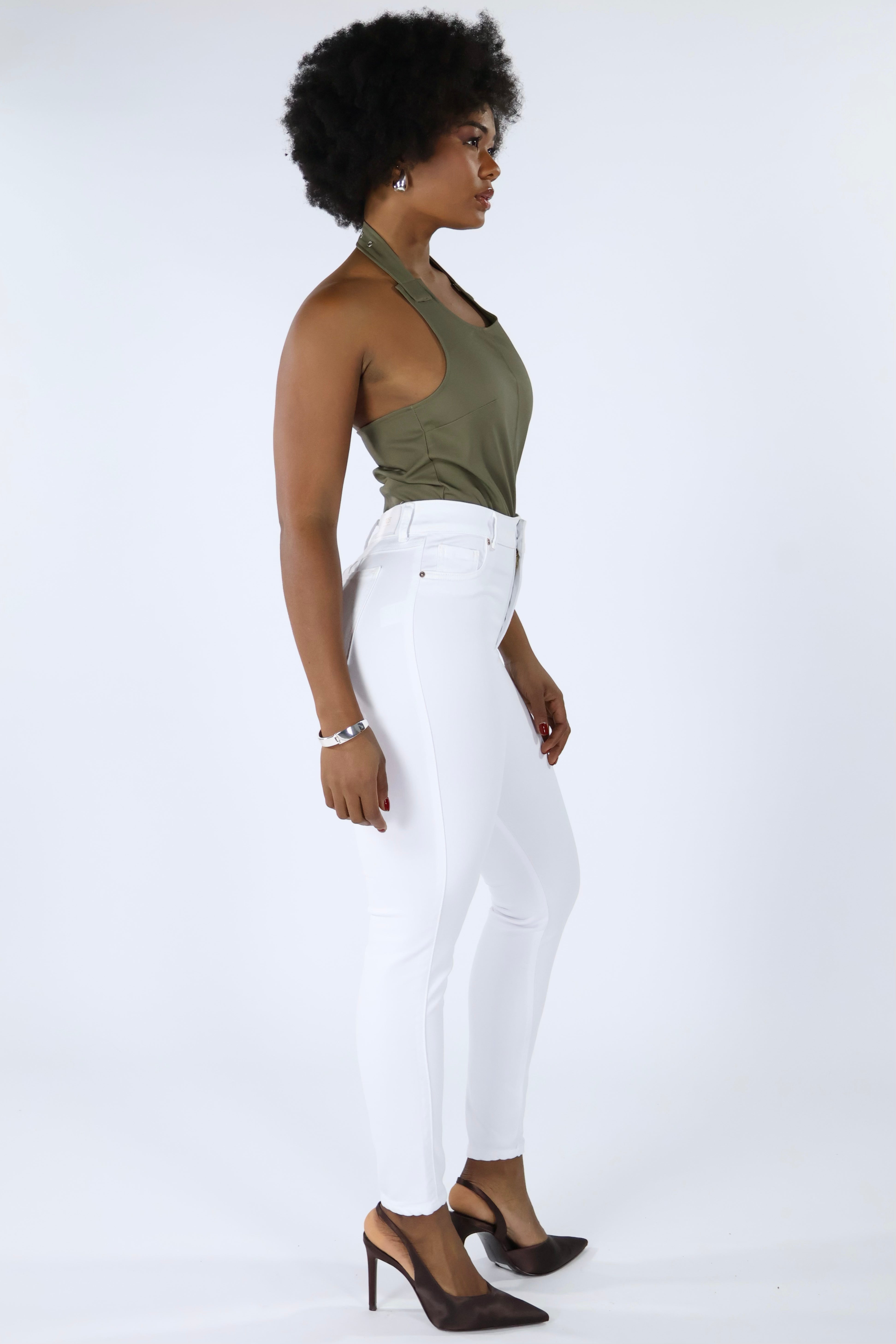 SKINNY JEANS BLANCO PURO