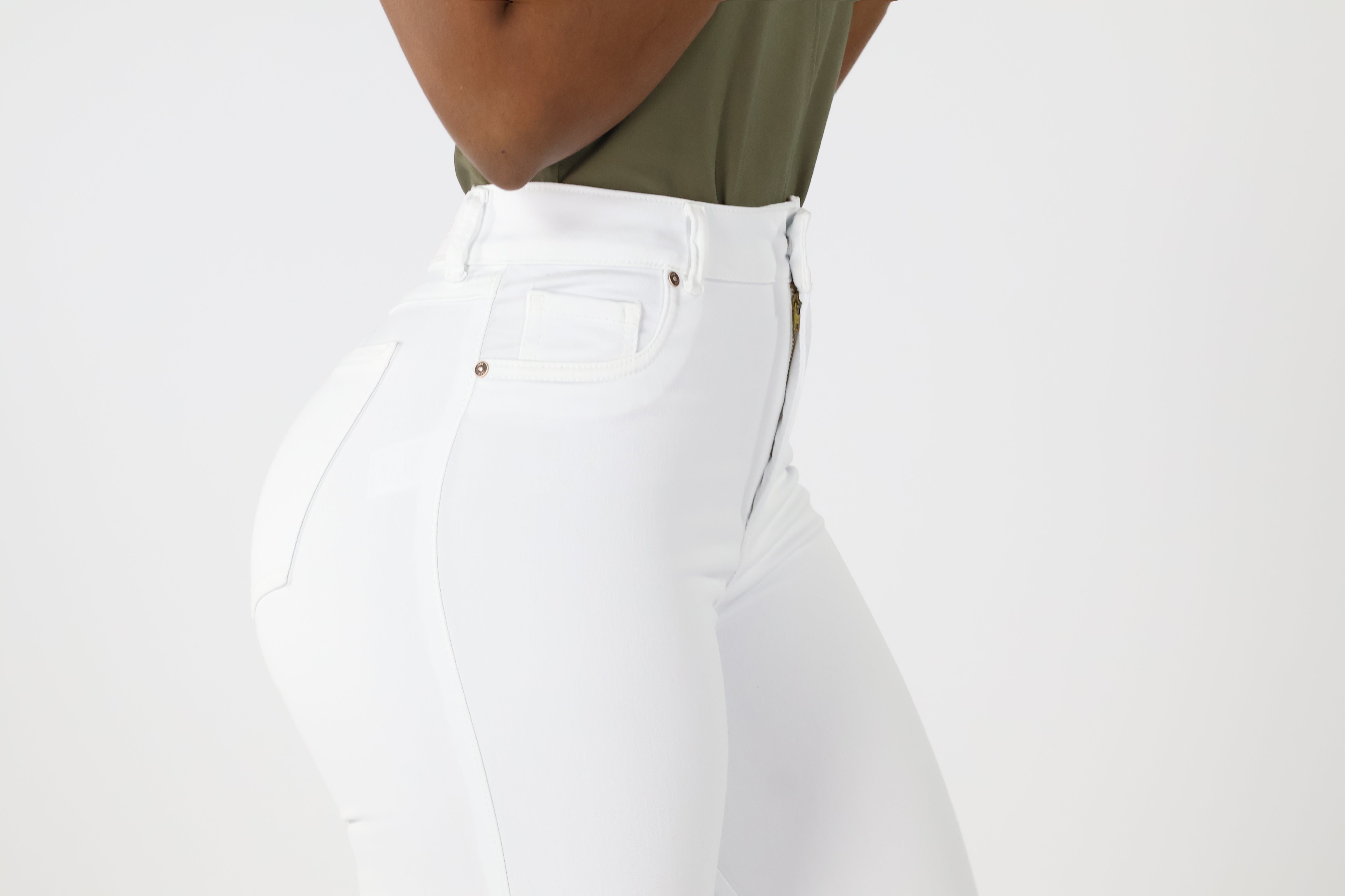 SKINNY JEANS BLANCO PURO