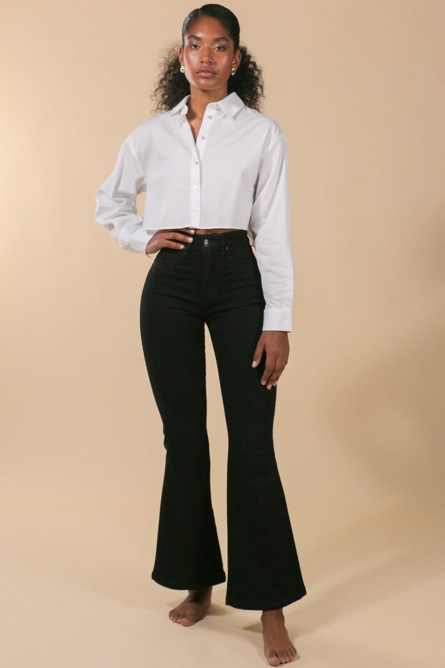 Pantalon Bota Ancha Conjunto De Pantalon Ancho Y Blusa Pantalon