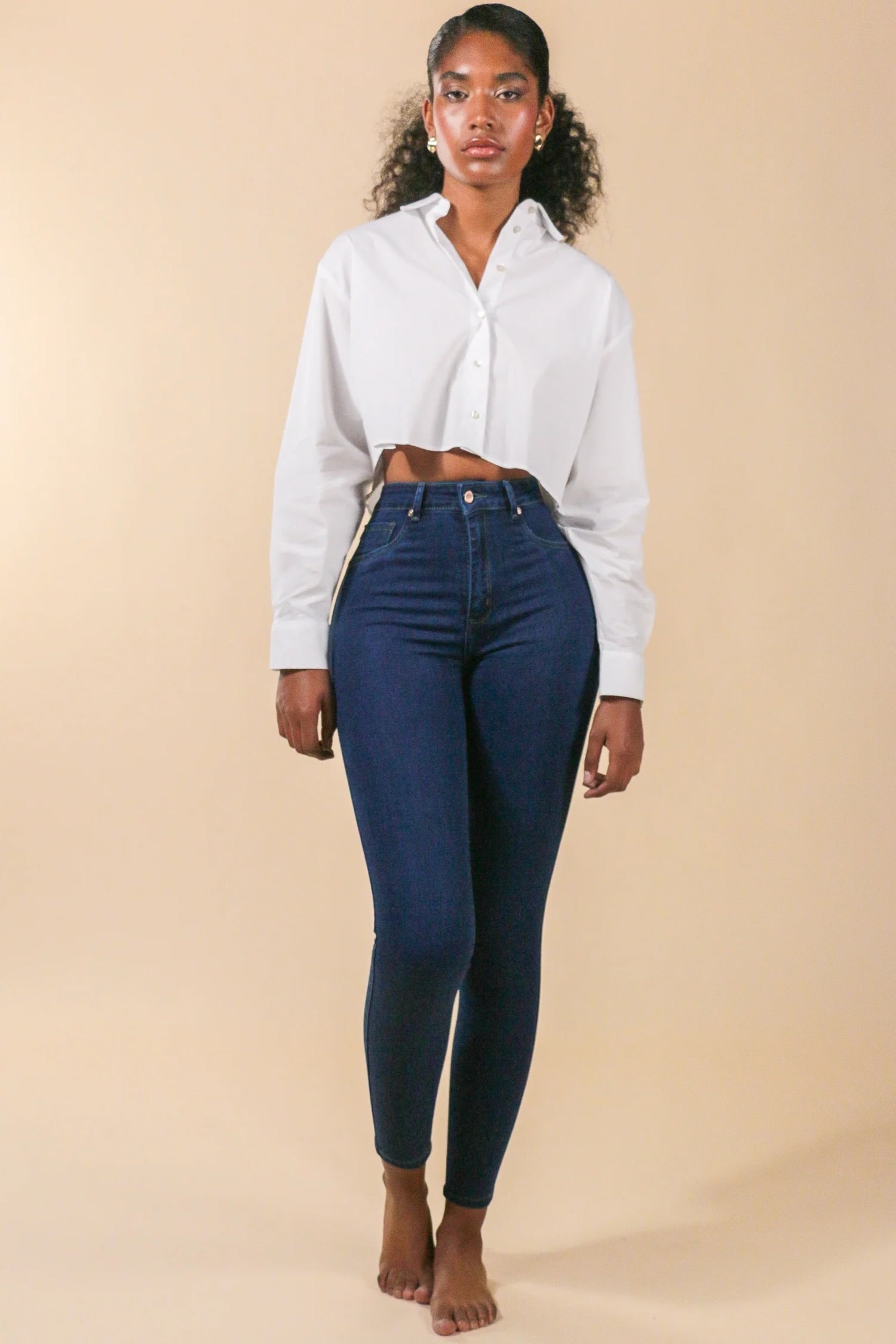 Blusa Outfit Jean Azul Outfit Con Jeans Azul Mezclilla Oscuro Outfit