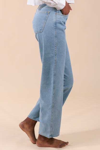 [2171] Wide Leg Jeans Azul Claro