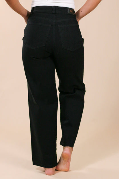 [2197] Wide Leg Jeans Negros